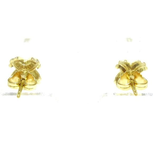 TIFFANY&Co. Signature 18K Yellow Gold Earrings 876-072325 - Picture 3 of 8